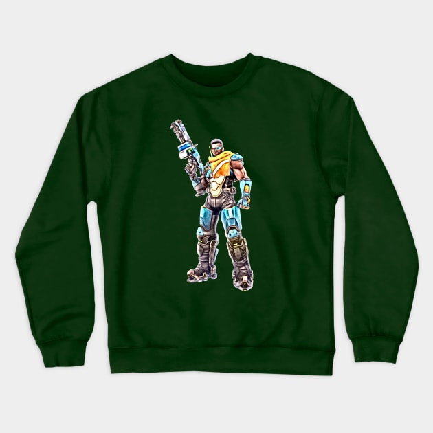 Overwatch Baptiste Crewneck Sweatshirt by Green_Shirts